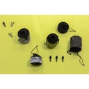 set van 8 wasknijpers Brabantia black/grey sfeer 2