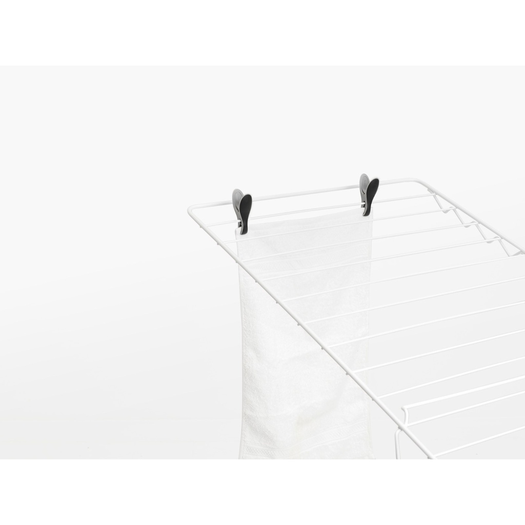 set van 8 wasknijpers Brabantia black/grey sfeer 3