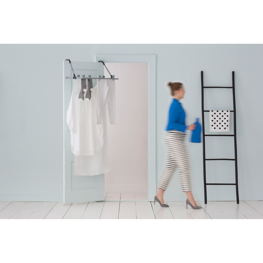 Droogrek hangend 4.5mtr Brabantia metallic grey sfeer 3