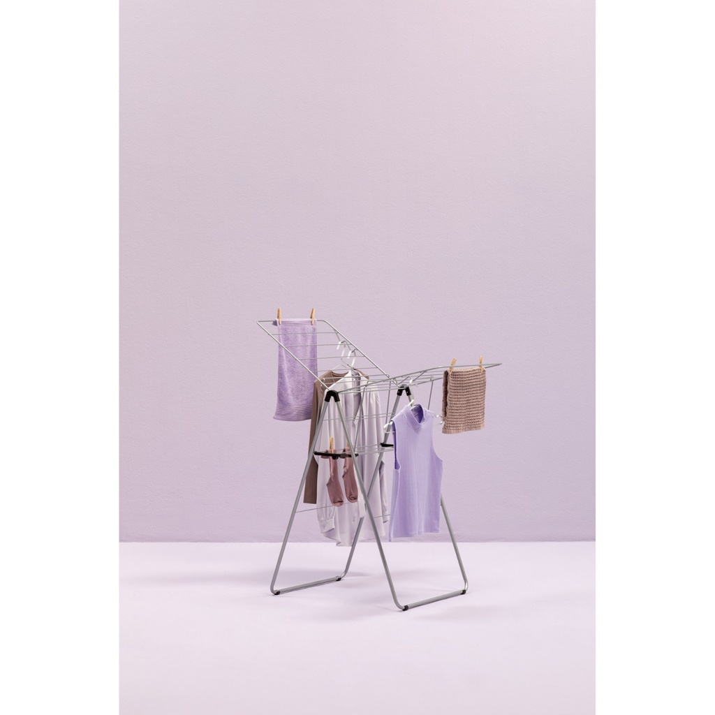 Droogrek 15.0mtr hangon Brabantia metallic grey sfeer 3