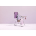 Droogrek 20.0mtr hangon Brabantia metallic grey sfeer 1