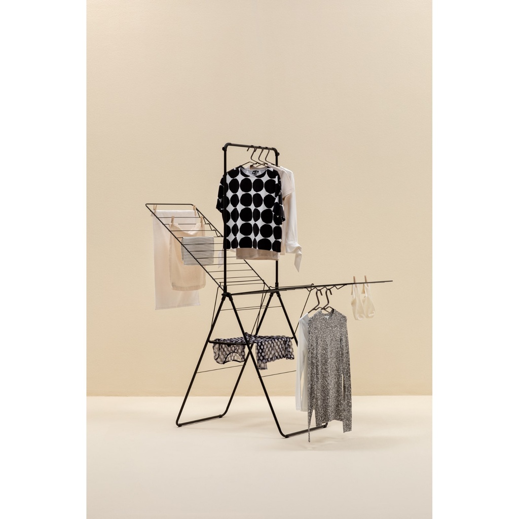 Droogrek 25.0mtr m/stang hangon Brabantia matt black sfeer 3