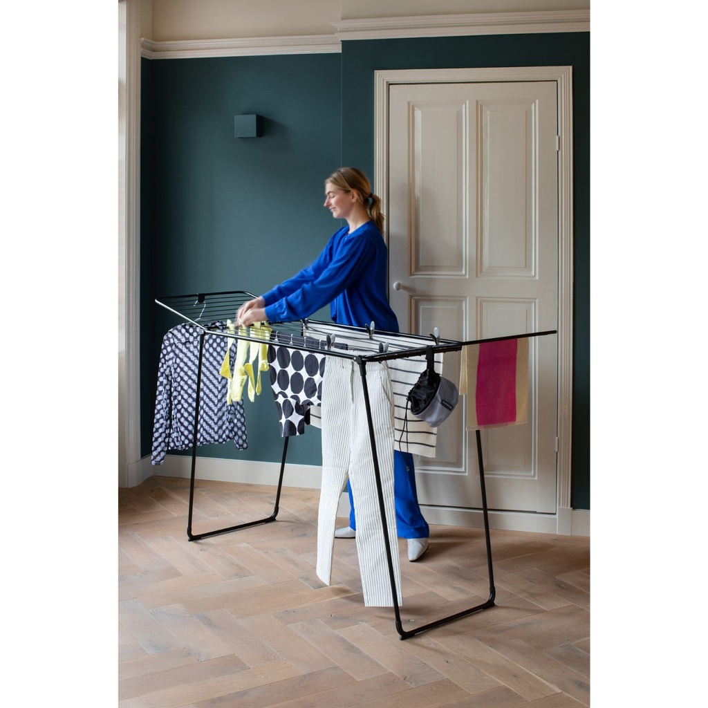Droogrek 22.0mtr hangon too Brabantia matt black sfeer 3