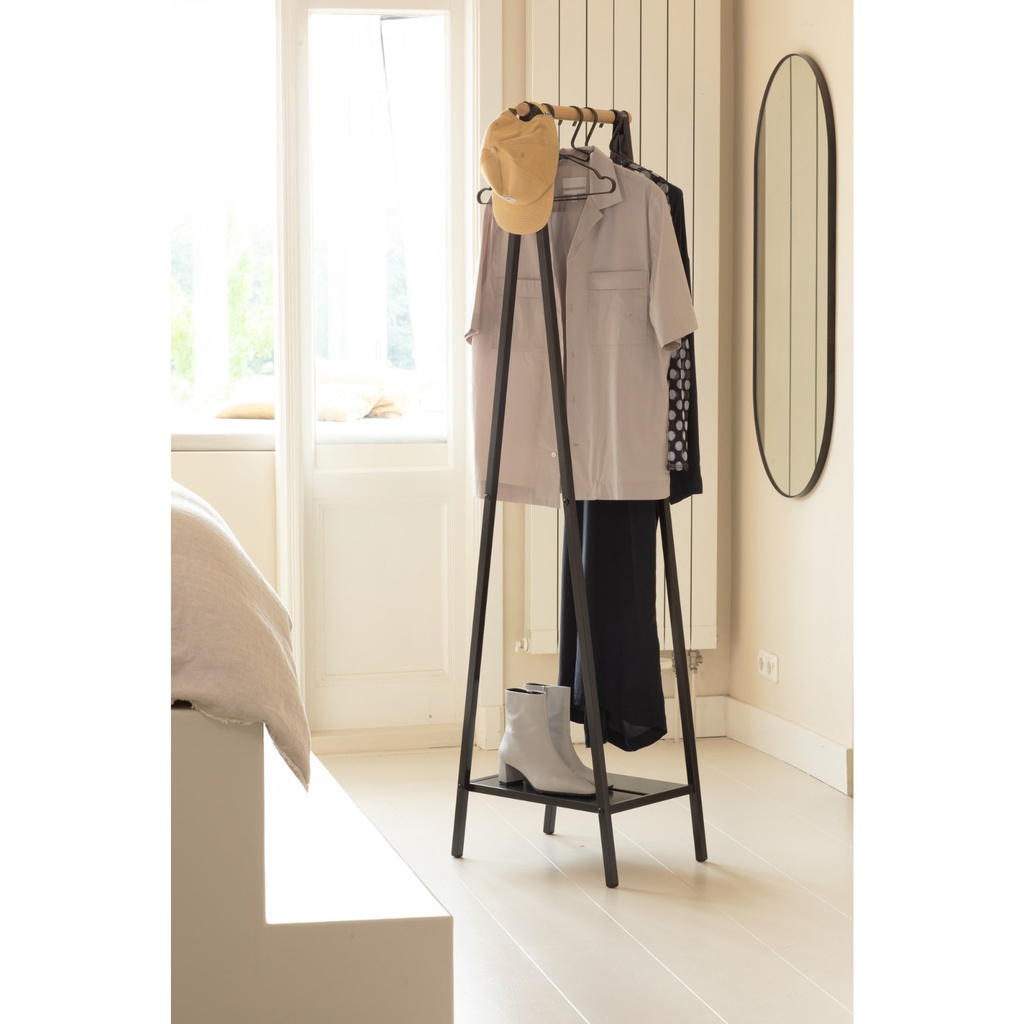 Kledingrek linn compact Brabantia black sfeer 3