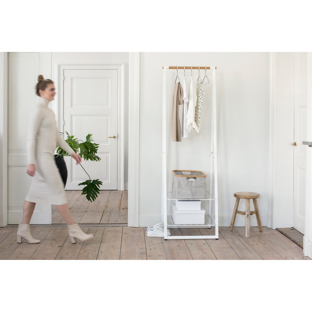 Kledingrek linn small Brabantia white sfeer 3