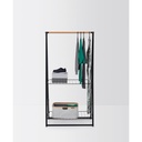 Kledingrek linn large Brabantia black sfeer 2