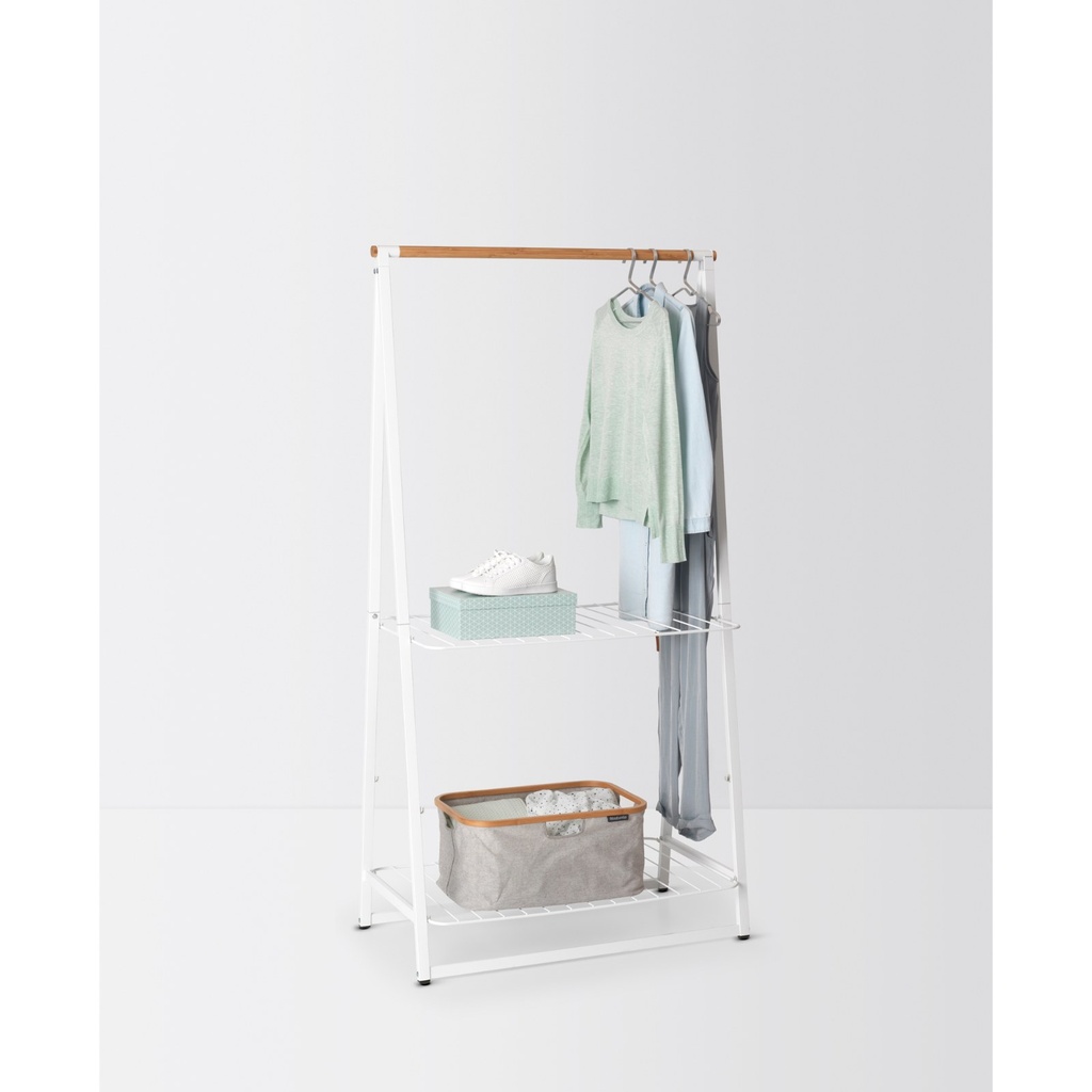 Kledingrek linn large Brabantia white sfeer 1