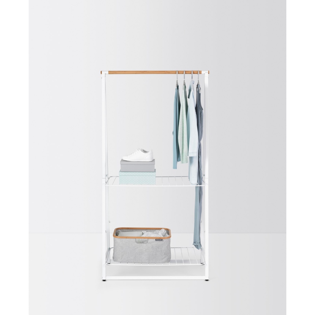 Kledingrek linn large Brabantia white sfeer 2