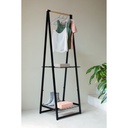set van 3 kledinghangers soft touch Brabantia black/white sfeer 2