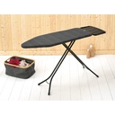 Strijkplank C 124x45cm m/solide stoomunithouder Brabantia denim black zwart frame sfeer 2