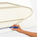 Viltlaag strijkplank E 135x49cm universeel Brabantia white sfeer 1
