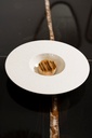Bord gourmet 30.3cm Sphère alabaster white cosmos gold Revol sfeer 2