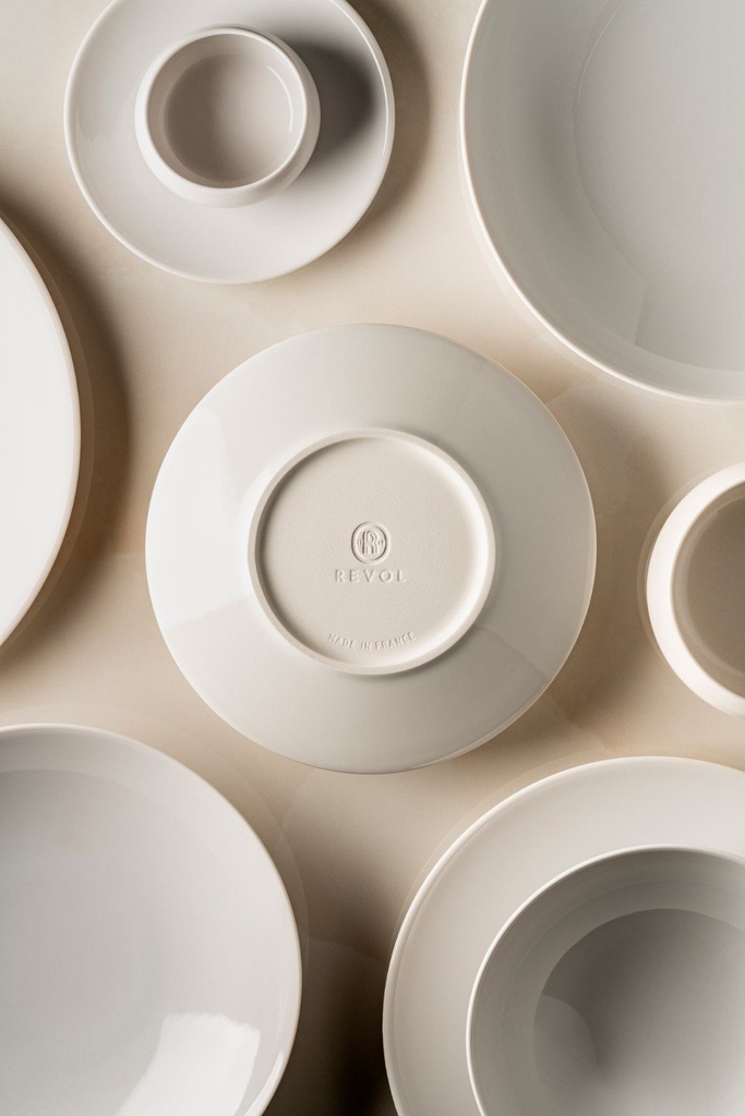 Bord plat 21.5cm Madeleine alabaster white Revol sfeer 1