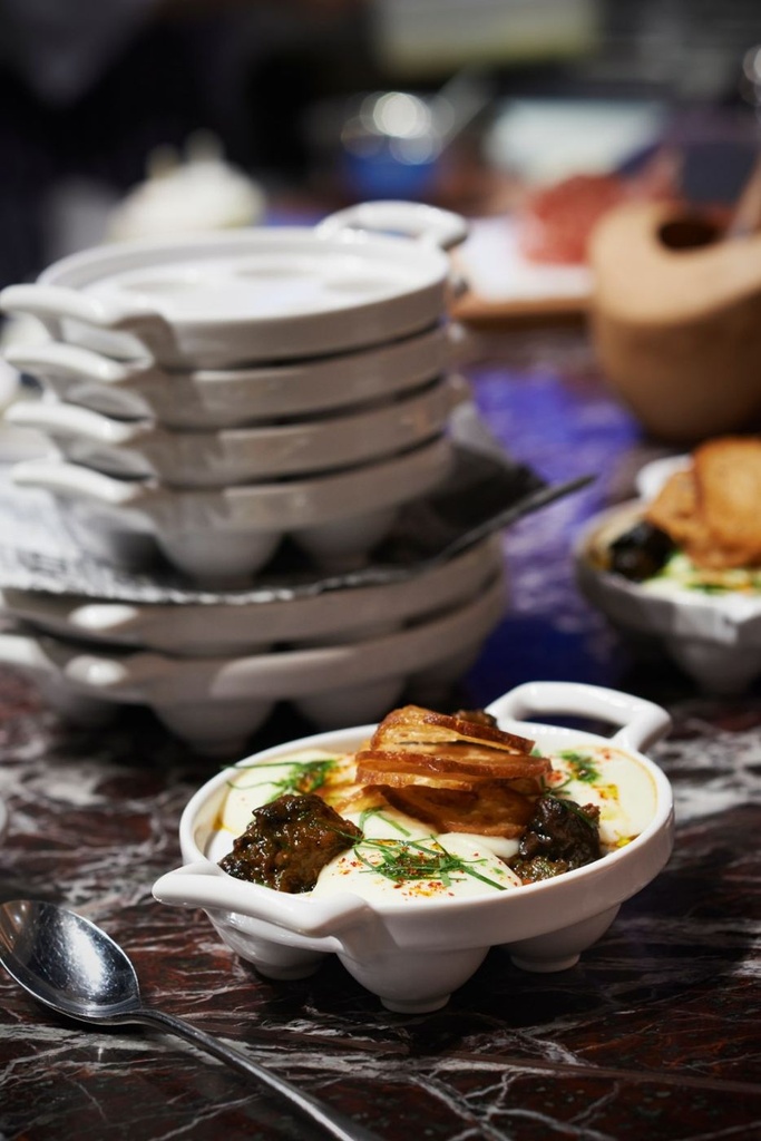 Escargotschaal 6 gaten Belle Cuisine white Revol sfeer 1
