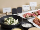 Buffet menuhouder bricks 4.0x4.0x(h)4.0cm Mealplak white Revol sfeer 1