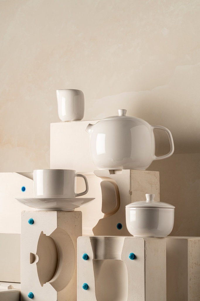 Suikerpot 15.0cl Madeleine alabaster white Revol sfeer 1