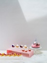 Taartstandaard 23.0x(h)11.0cm Mealplak Sweety white Revol sfeer 1