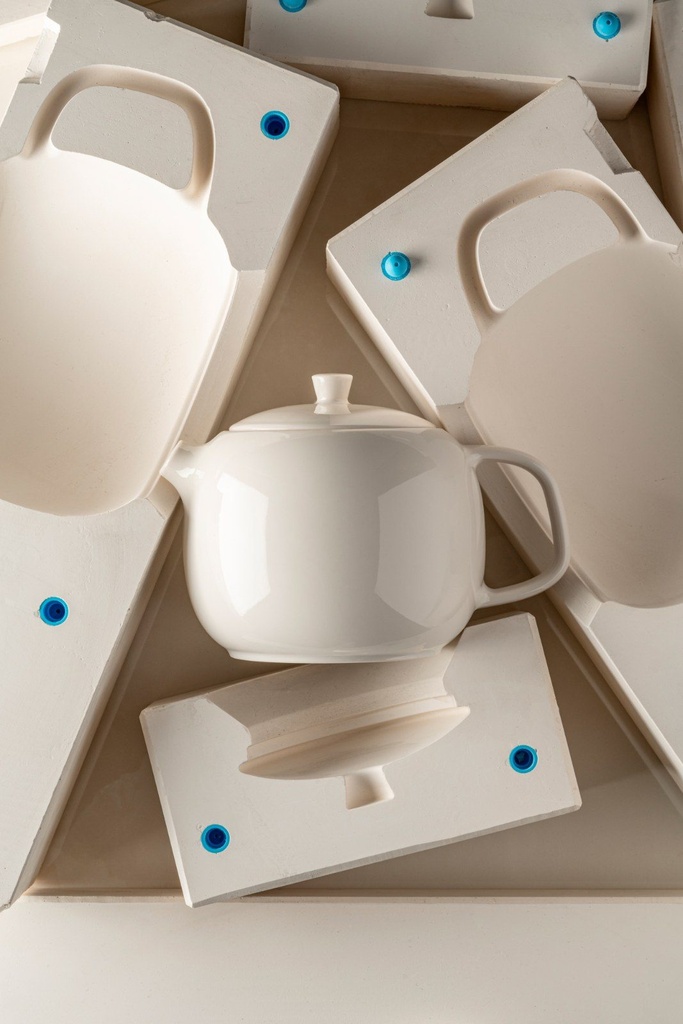 Theepot 75.0cl Madeleine alabaster white Revol sfeer 2