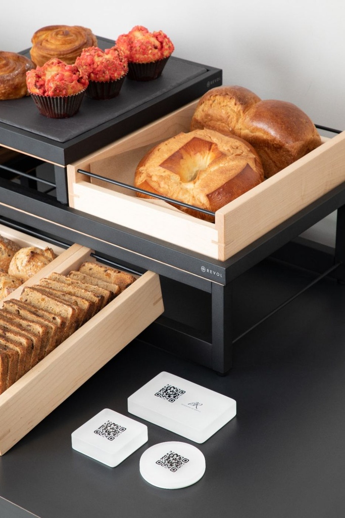 Buffetverhoger laag GN 1/2 (h)10.2cm black metal En Scène Revol sfeer 2