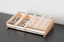 Houten tray GN 1/2 (h)7.0cm maple En Scène Revol sfeer 3