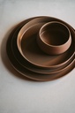 Bord walled 21.0cm Contre-Jour mocha brown Revol sfeer 2