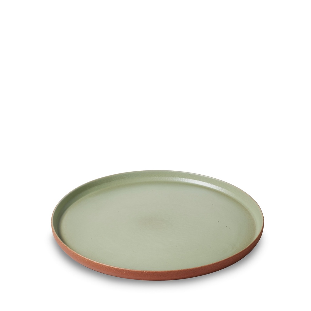Bord walled 26.0cm Contre-Jour almond green Revol sfeer 1