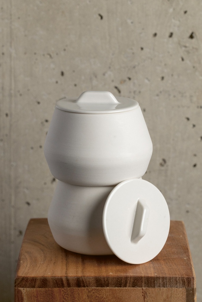 Deksel suikerpot Contre-Jour alabaster white Revol sfeer 1