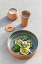 Deksel suikerpot Contre-Jour unglazed ochre Revol sfeer 2