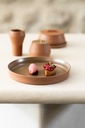 Kom met deksel 13.5cm Contre-Jour mocha brown unglazed ochre Revol sfeer 2