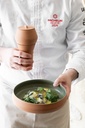 Suikerpot met deksel 20.0cl Contre-Jour olive green unglazed ochre Revol sfeer 3
