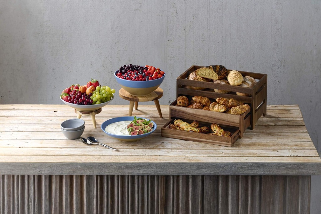 Kom 36.0cm 370.0cl Emerge Melamine Helsinki White Churchill sfeer 1