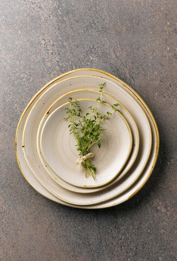 Bord plat 26.1cm Stonecast Nutmeg Cream Churchill sfeer 3