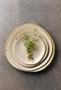 Bord plat met rand 21.0cm Stonecast Nutmeg Cream Churchill sfeer 3