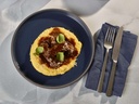 Bord walled 24.7cm Kava Blue Genware sfeer 2