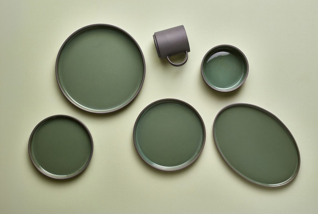 Oorbeker 27.0cl Kava Green Genware sfeer 2