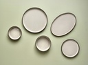 Bord walled 18.0cm Kava Grey Genware sfeer 2