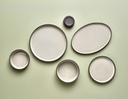 Bord walled 18.0cm Kava Grey Genware sfeer 3