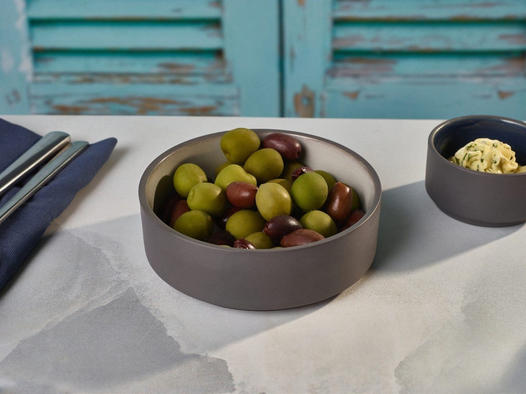 Kom walled 13.0cm 34.0cl Kava Grey Genware sfeer 1