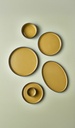 Bord walled 18.0cm Kava Yellow Genware sfeer 1