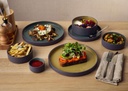 Bord ovaal 28.4x19.4cm Kava Yellow Genware sfeer 2