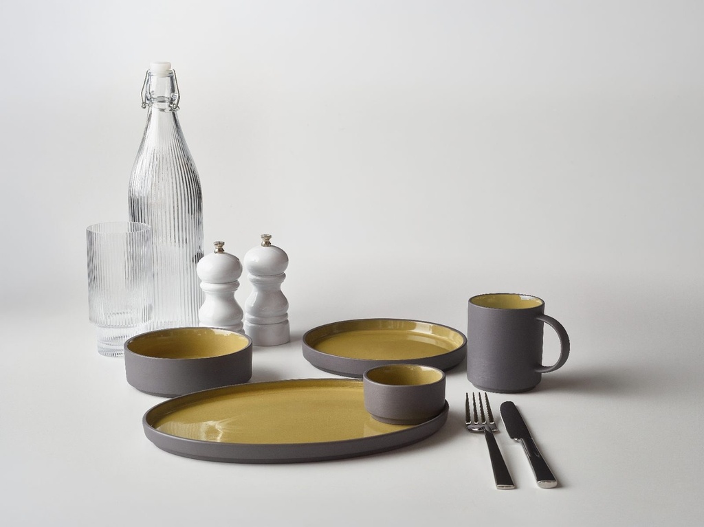 Oorbeker 27.0cl Kava Yellow Genware sfeer 1