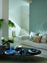 Bord plat 29.0cm Bahia blue stone Guy Degrenne sfeer 1