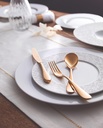 Bord plat 27.9cm Collection L Couture white Guy Degrenne sfeer 1