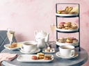 Etagere 3-laags voor bord 20.5cm (h)38.0cm staal zwart Genware sfeer 3