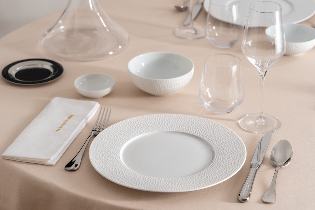 Bord plat 32.0cm Collection L Fragment white Guy Degrenne sfeer 1