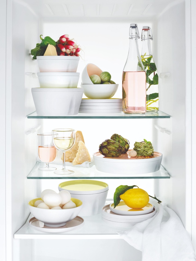 Bord walled 14.0cm L'Econome white Guy Degrenne sfeer 2