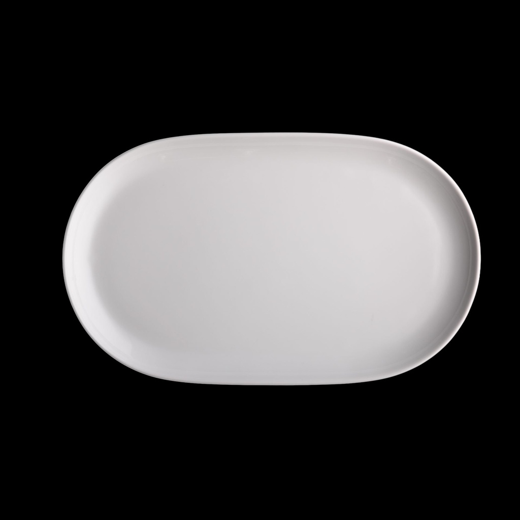 Schaal ovaal 38.0x23.5cm Modulo white Guy Degrenne sfeer 1