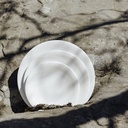 Bord plat coupe 14.0cm Supernature white Guy Degrenne sfeer 2