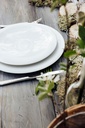 Bord plat coupe 32.0cm Supernature white Guy Degrenne sfeer 2