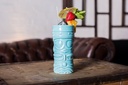 Mok tiki 40.0cl blauw steengoed Genware sfeer 2